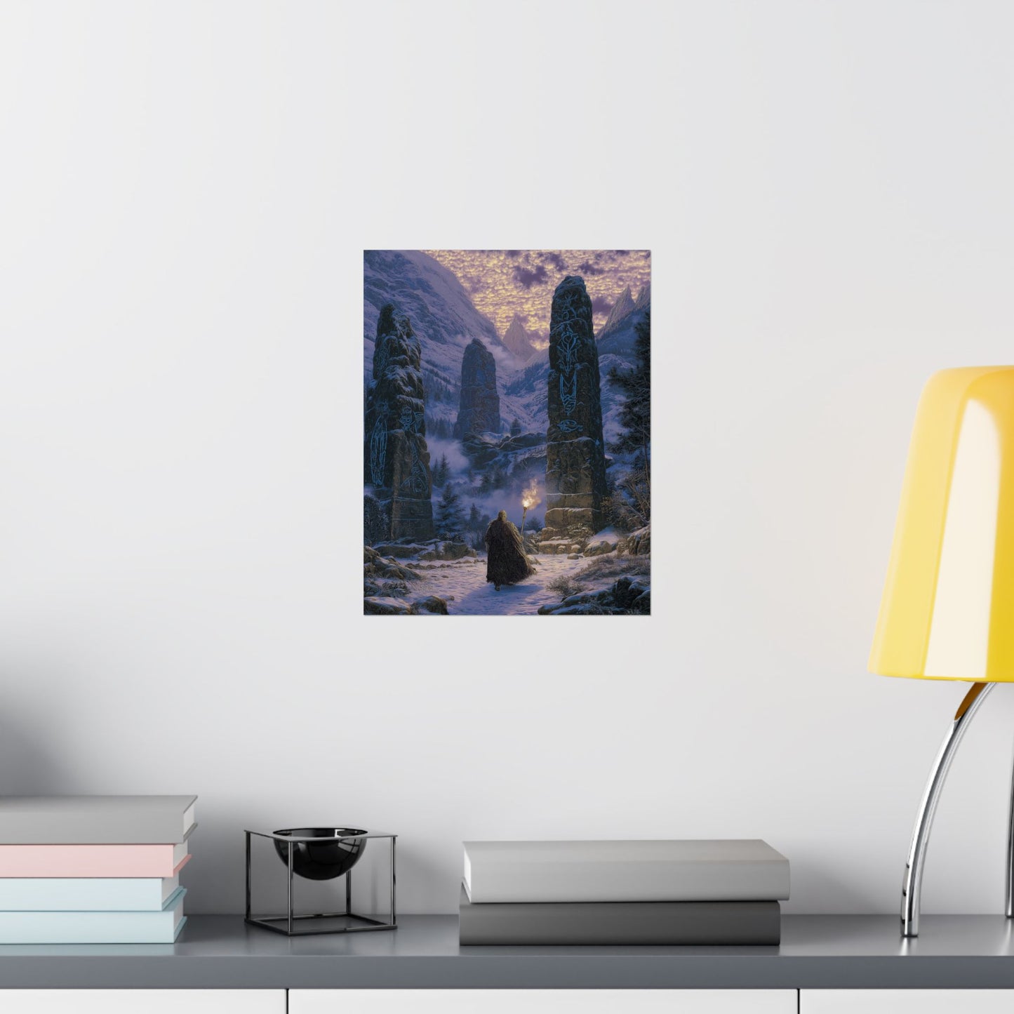 The Path of Runes - Premium Art Print
