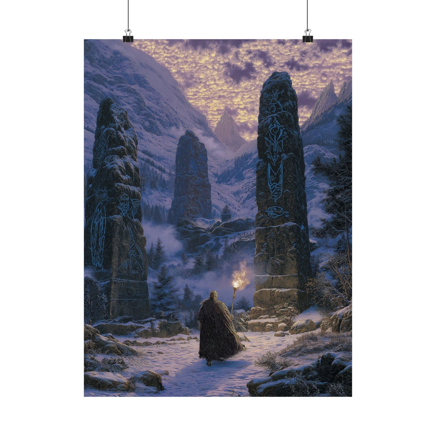 The Path of Runes - Premium Art Print