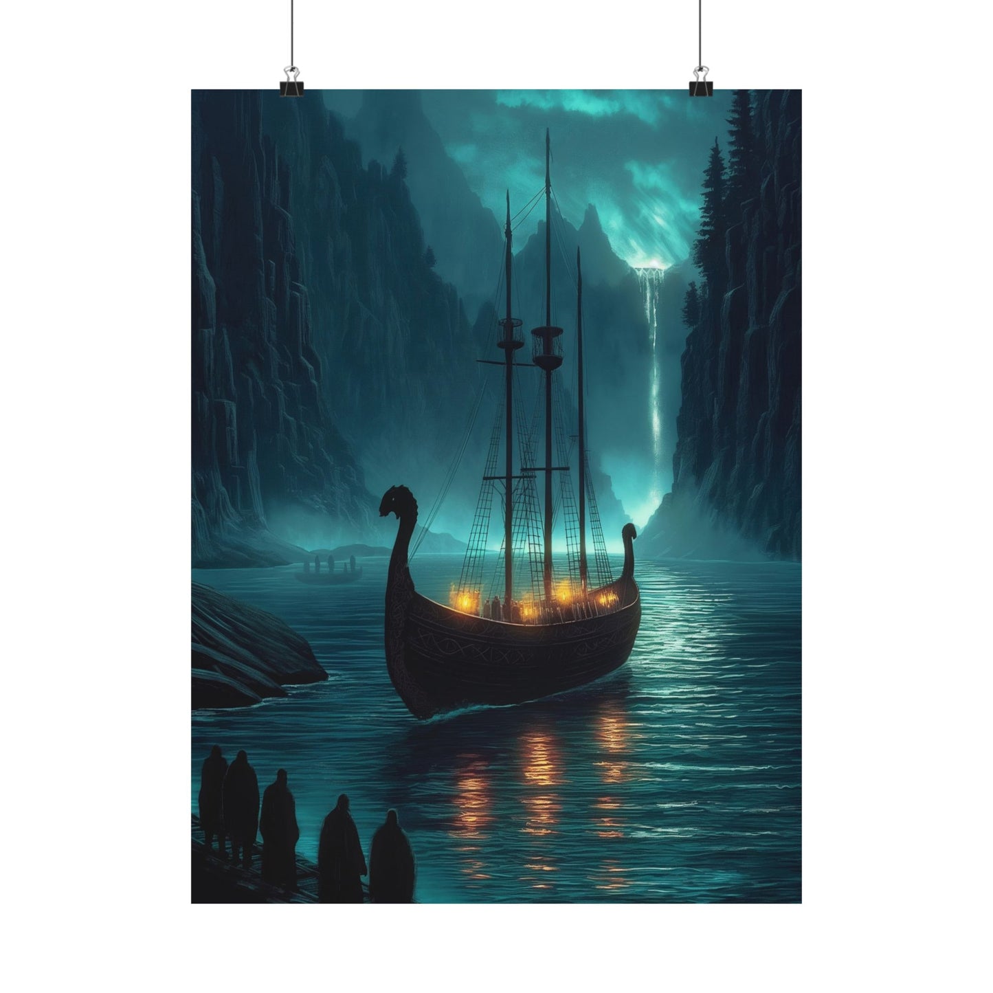 Moonlit Watch - Premium Art Print