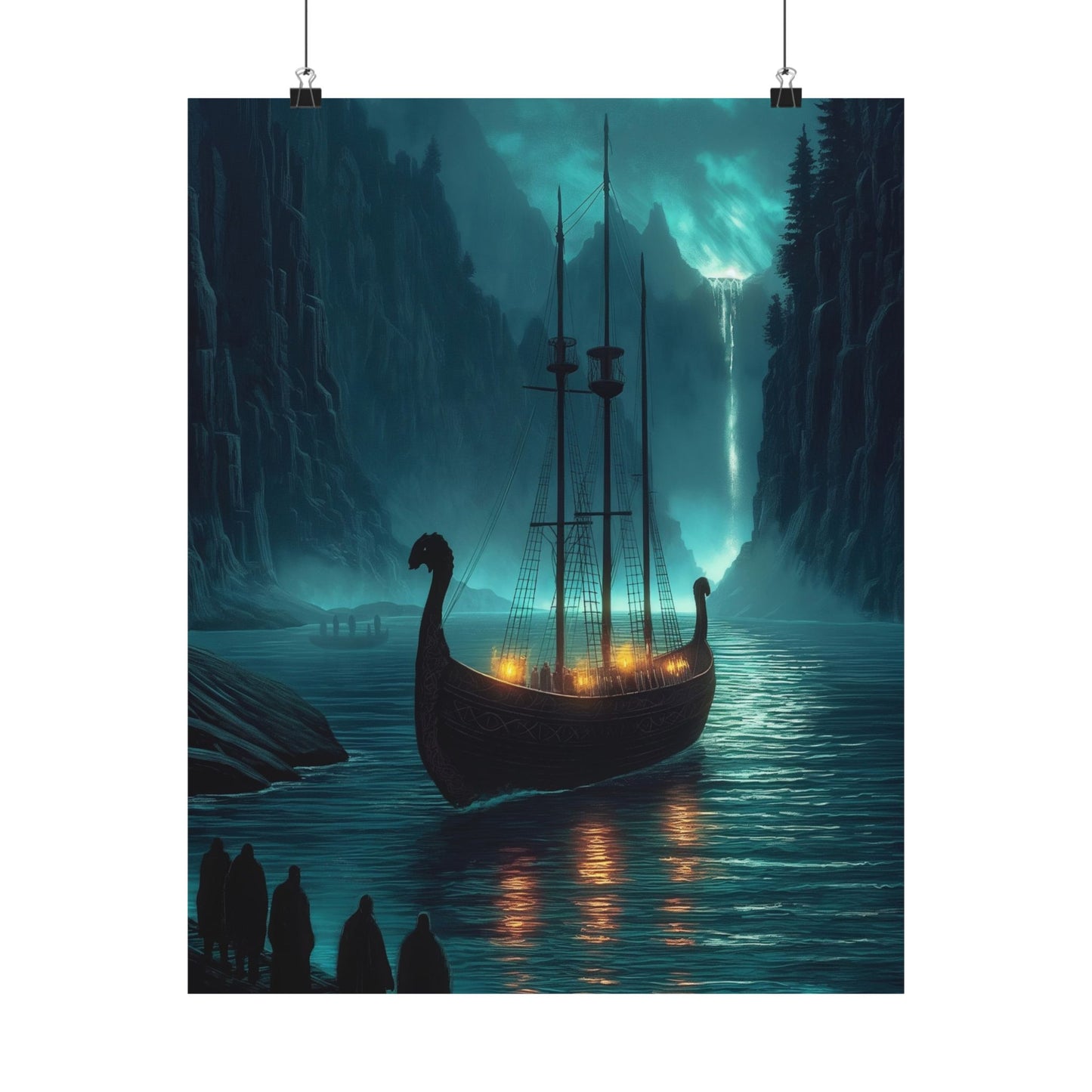 Moonlit Watch - Premium Art Print