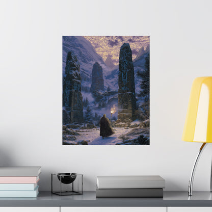 The Path of Runes - Premium Art Print