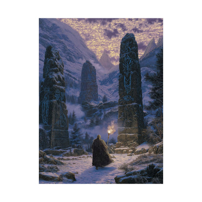 The Path of Runes - Premium Art Print
