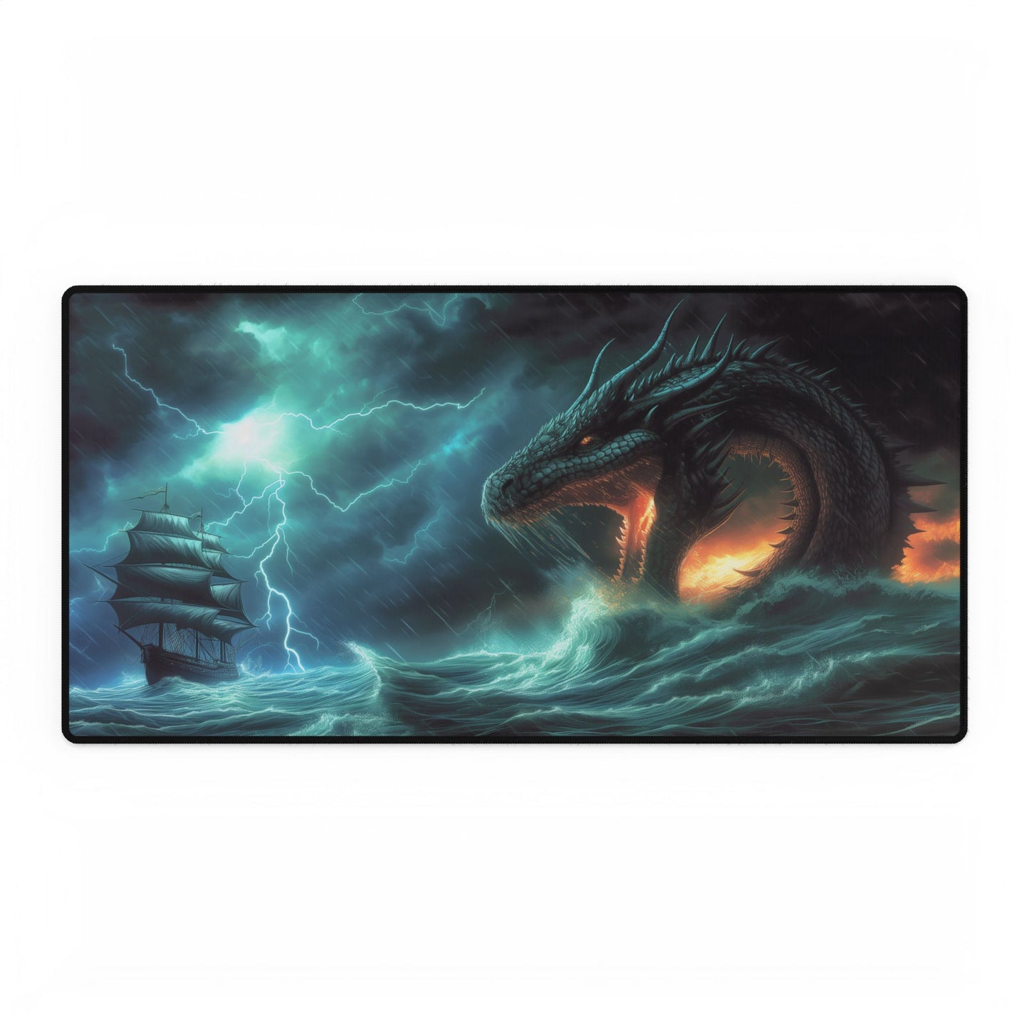 Serpent of the Storm – Desk Mat