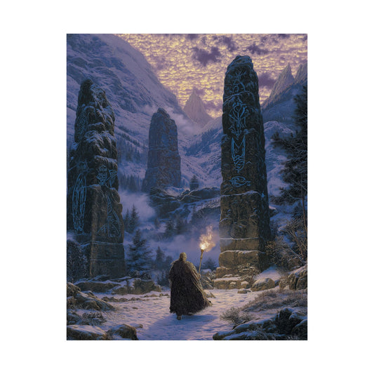 The Path of Runes - Premium Art Print